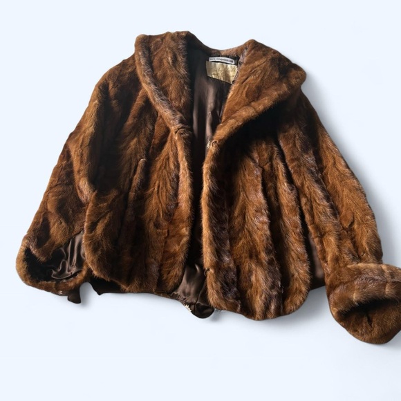 Brown Fur Coat - Picture 1 of 5